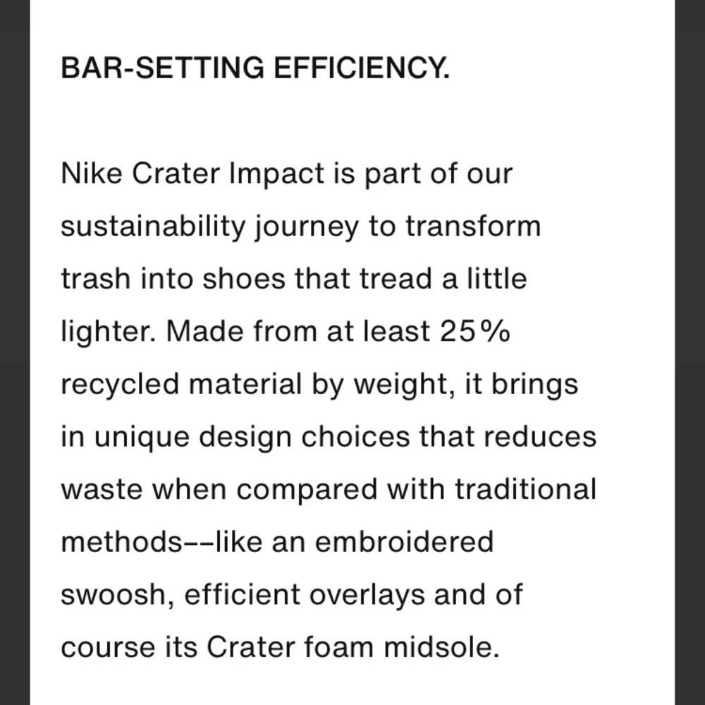 Nike Crater Impact. Size 7.5 - Picture 16 of 16